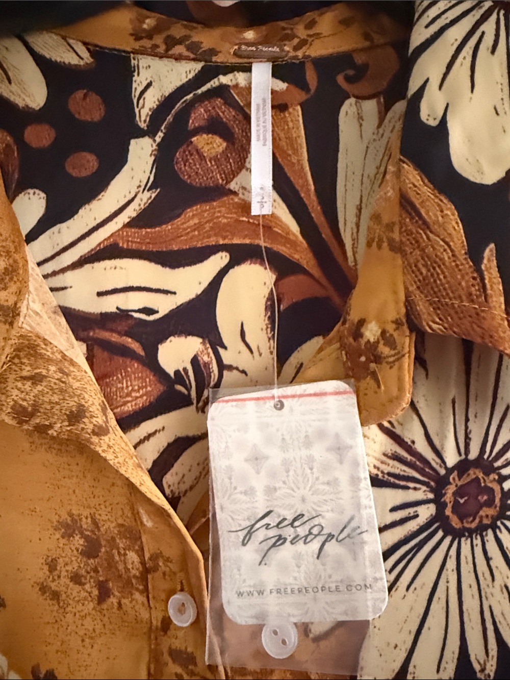 Free People Off The Vine Golden Butterfly Combo Size S NWT - Picture 4 of 8
